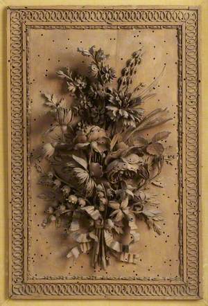 Framed Limewood Carvings of Foliage