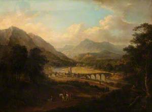 View of Dunkeld on the River Tay