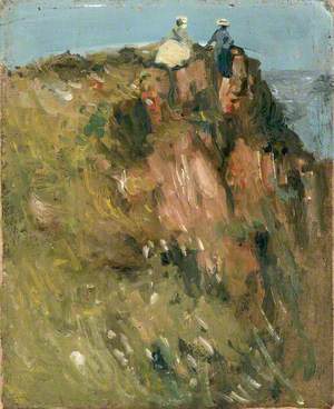 Figures on Cliff Top