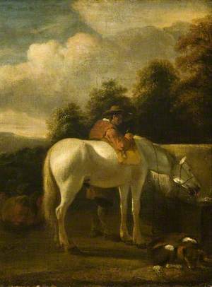 Landscape with a Horse and a Figure
