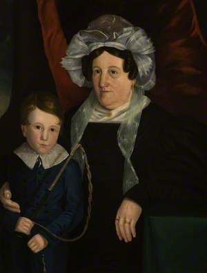 Mrs Alexander MacFarlane of Perth, née Euphemia Watson (b.1778), with Her Youngest Son, George (b.1821)