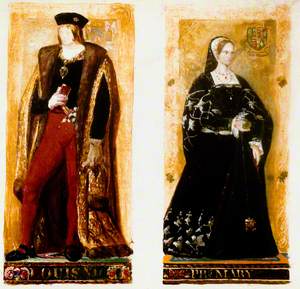 Preparatory Sketches of Louis XII and Princess Mary