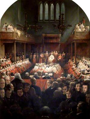 HM Queen Victoria Opening Parliament, 4 February 1845