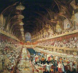 Coronation Banquet of George IV in Westminster Hall