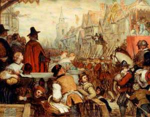 Sketch for 'The Setting Out of the Train Bands from London to Raise the Siege of Gloucester'