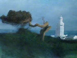 Lighthouse and Tree
