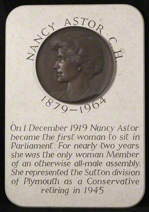 Lady Nancy Astor (1879–1964), First Woman to Sit in Parliament, December 1st 1919, Represented Sutton Division of Plymouth (1919–1945)
