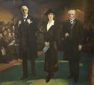 Introduction of Lady Astor as the First Woman MP