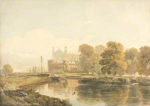 View of Eton College from the River
