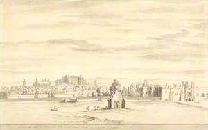 Westminster and St James's Palace from St James's Fields