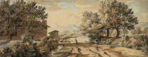 A Landscape with Italianate Buildings