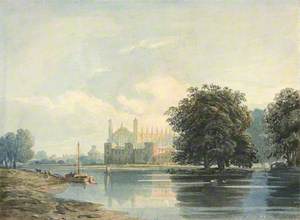 Eton Chapel and the Provost's Lodge from the River
