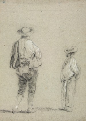 Two Peasant Figures