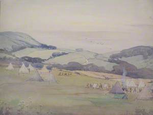 Corps Camp on the Downs