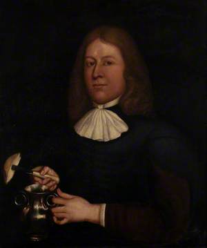 College Butler with Ox-Eye Cup, possibly Edward Wise (d.1684)