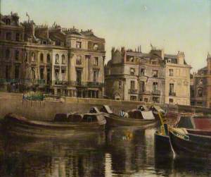 Little Venice from Browning's Window, with Barges