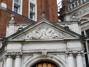 Town Hall Carved Tympanum