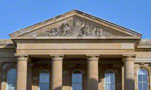 Carved Pediment