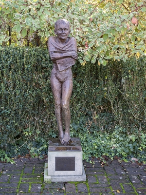 Outdoor Bathing Sculpture (Boy Shivering)