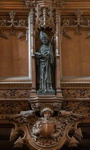 Wykehamist Bishops in Organ Case: William Warham (c.1450–1532)