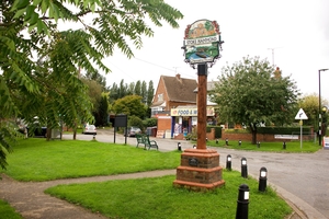 Stoke Hammond Sign and Bench