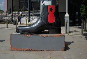 Chelsea Boot Shoe Sculpture