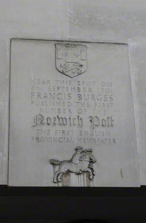 Plaque for Norwich Post