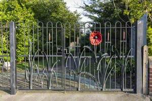 Gates to St Clement's Park
