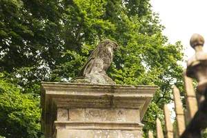 Ornamental Eagles on Gateposts