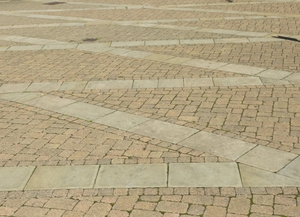 Crawley High Street Tyre Tread Paving