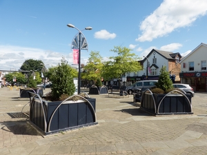 Crawley High Street Artwork Planters