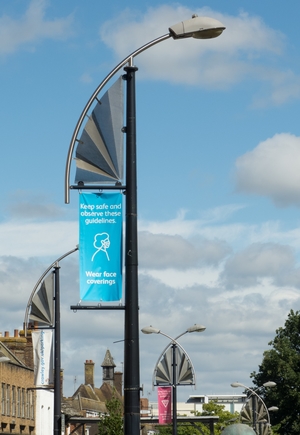 Crawley High Street Artwork Lampposts