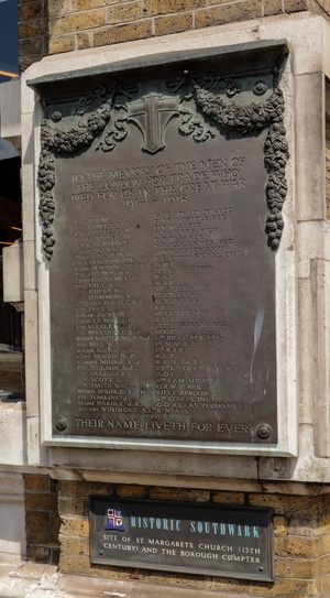 London Hop Trade War Memorial