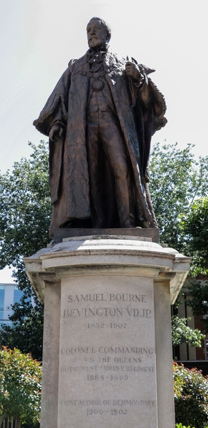Colonel Samuel Bourne Bevington (1832–1907), Mayor of Bermondsey (1900–1902)