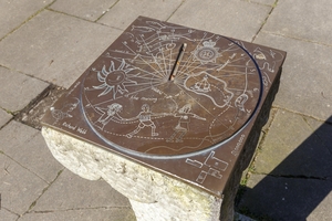 Memorial Sundial to PC Richard Webb