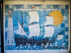 The Mayflower 1620 Mural