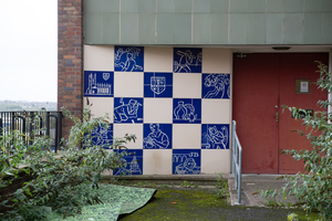 Blue and White Ceramic Tiles