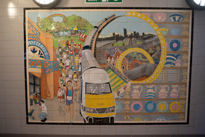 Stoke-on-Trent Railway Station Murals