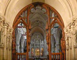 Stone Jambs, Screens, Reredos, Wooden Screen, Flying Statues