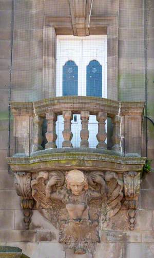 Balcony with Caryatid