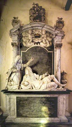 Memorial to Sir Francis (1637–1706) and Lady Russell