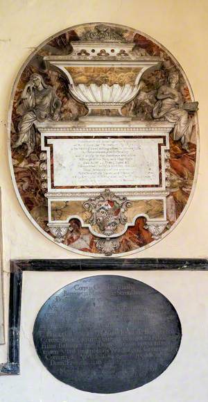 Memorial to Sir Charles Trubshaw Withers (d.1804) and Lady Frances Withers (d.1774)