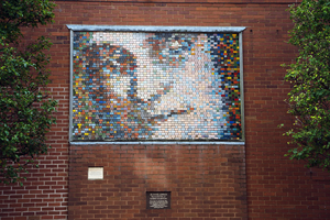 Mosaic of Dr Samuel Johnson (1709–1784)