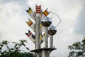 Rugeley Town Station sculpture