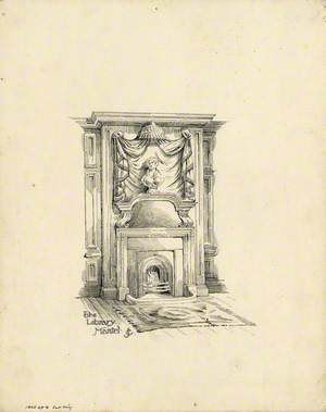 The Library Mantel (East Wing)