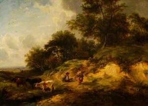 Landscape, Peasants and Cattle