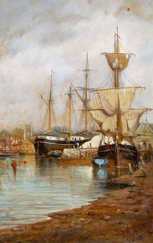 Ships in Ipswich Dock, Suffolk