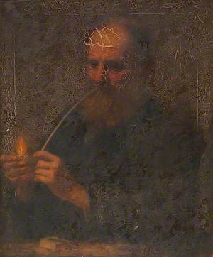 Old Man with a Churchwarden's Pipe