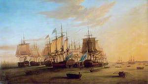 The English Fleet at Madras