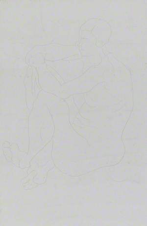 Study of a Seated Female Nude
